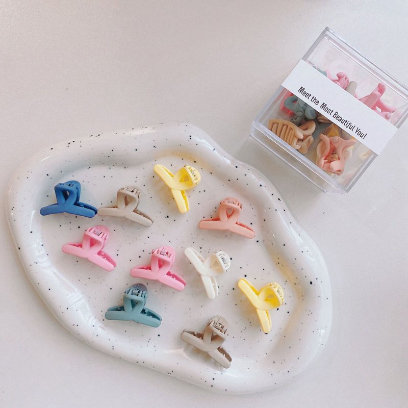 HỘP 10 KẸP MÁI ĐỈNH MÀU PASTEL