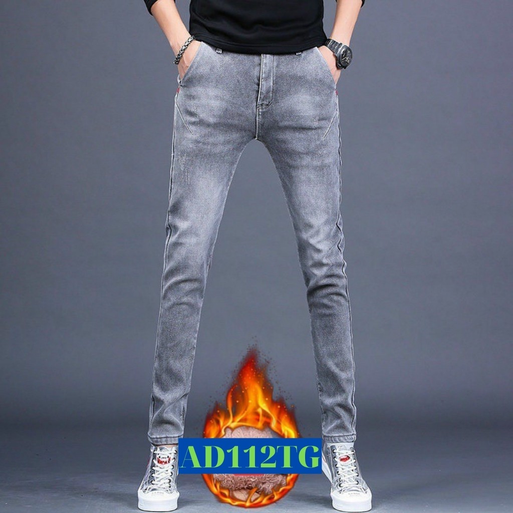 Quần Jean Nam Chất Bò AD112TG Xám Trơn Mẫu Mới Trẻ Trung Thời Trang TG 2021 TG26 Giá Gốc Tận Xưởng Mẫu Mới (44 - 70KG) | BigBuy360 - bigbuy360.vn