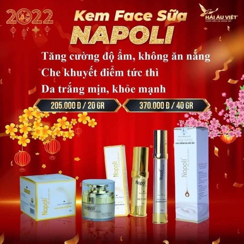KEM FACE NAOLI 40gr MẪU MỚI 2022