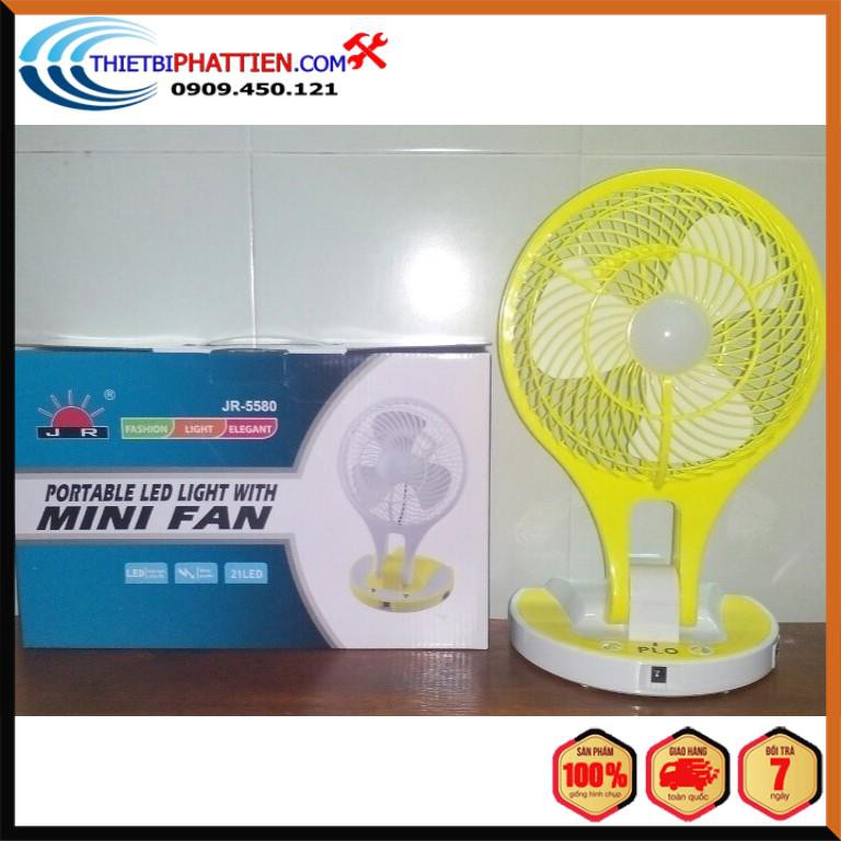 FREESHIP Quạt sạc tích điện Mini Fan JR 5580