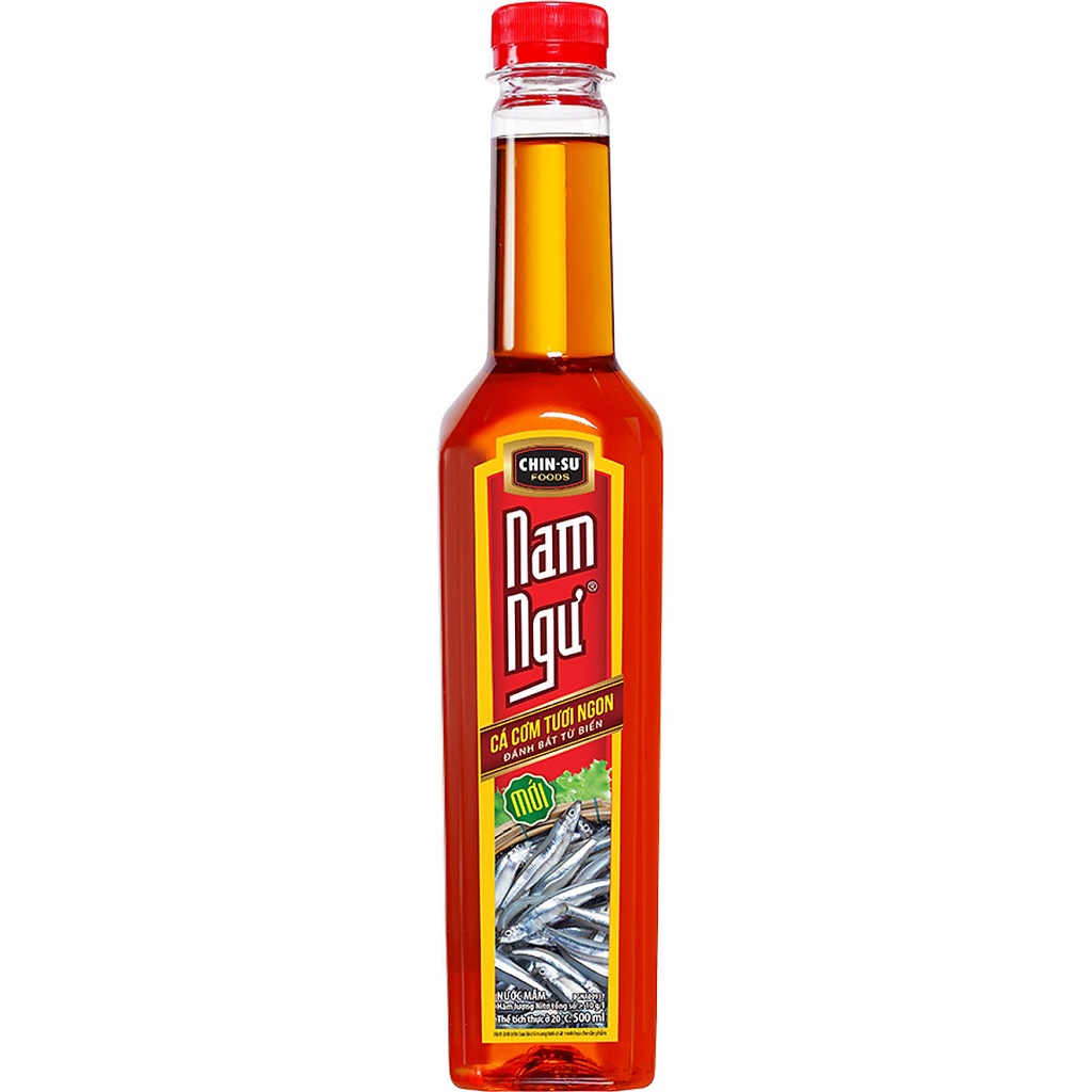 Nước mắm CHINSU Nam Ngư cá cơm chai 500ml