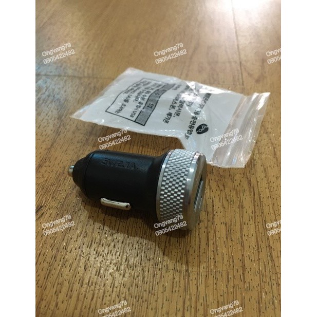 Tẩu sạc usb Hyundai chính hãng mạ crôm