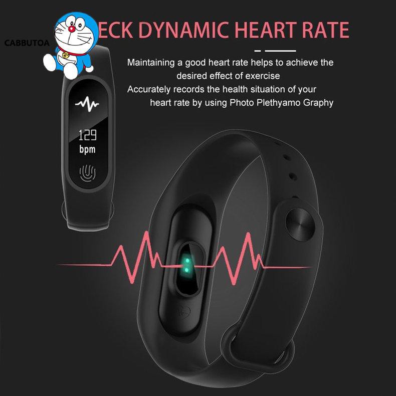 Vòng Đeo Tay Thông Minh M2 Plus Theo Dõi Sức Khỏe Kèm Phụ Kiện