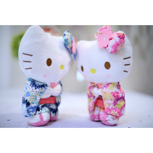 Gấu bông kitty mặc kimono G2B60 20 cm