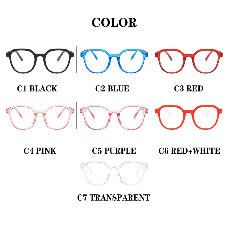 Fashion Children Eyeglasses Anti-blue light Children's irregular Glasses Frame Girls&amp;Boys