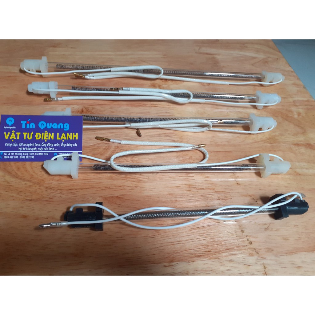 Thanh sấy nhiệt tủ lạnh loại 8 - 10 -  11 - 12 - 13 - 14 - 16 inch 220V, điện trở phá băng xả đá tủ lạnh