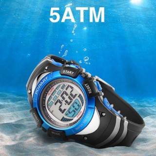 Đồng hồ điện tử POPART đeo tay cho bé trai, chống nước tốt