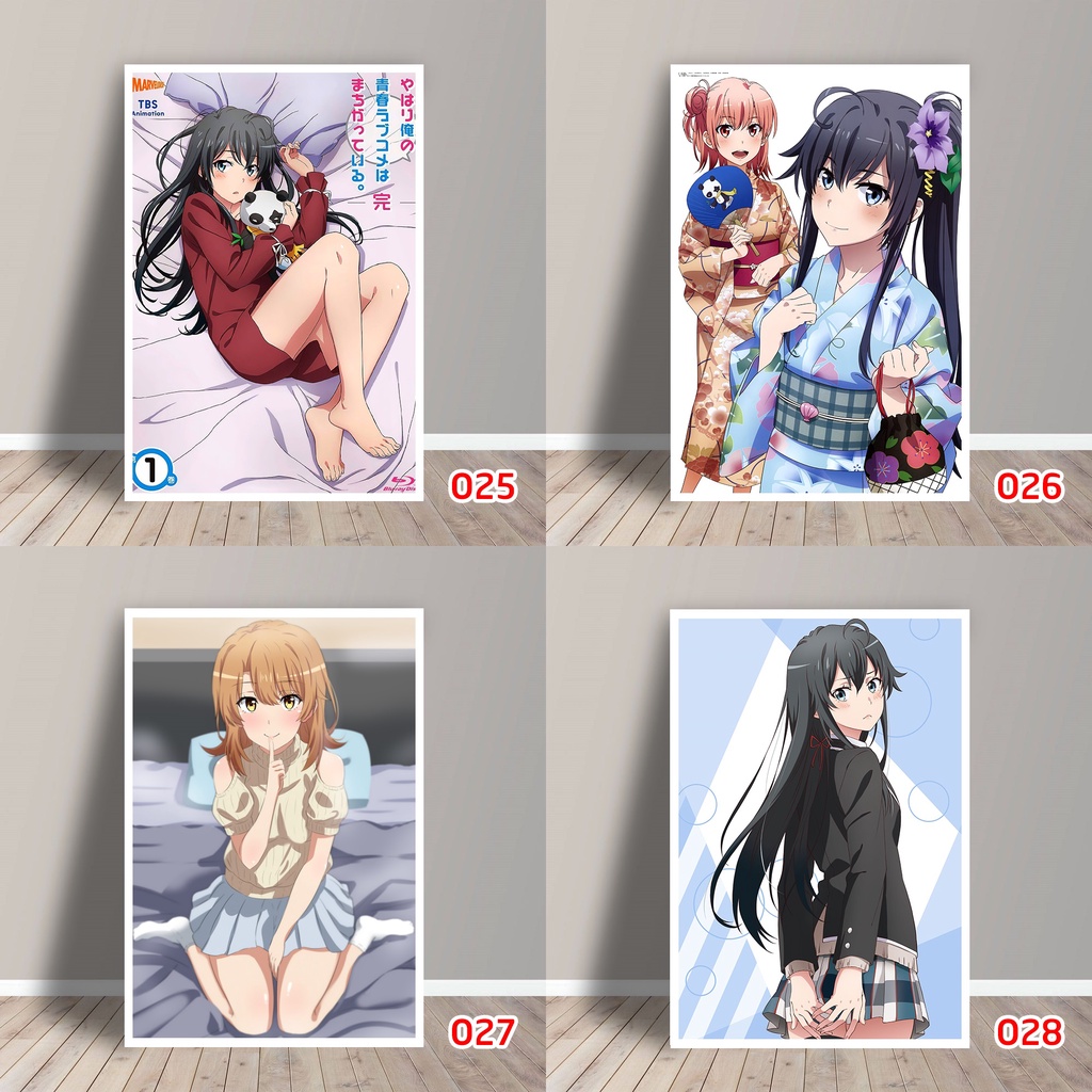 Tấm Postcard Cao Cấp Anime Oregairu
