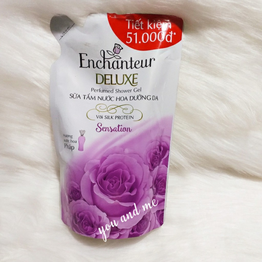 [450g] Sữa Tắm Nước Hoa Sensation Enchanteur