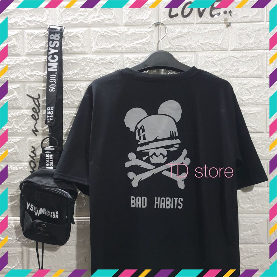 Áo Thun Phản Quang Bad Habbit Dùng Là Đẹp