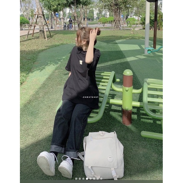 Áo phông ô vuông chữ G LN11