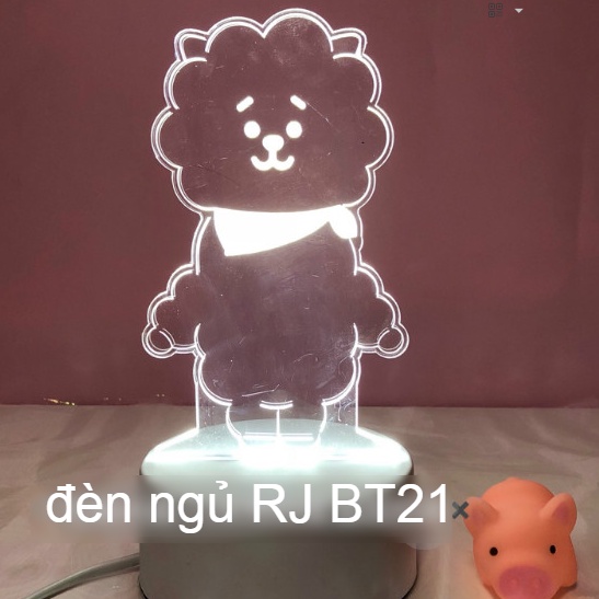 hàng có sẵn đèn ngủ hình RJ BT21