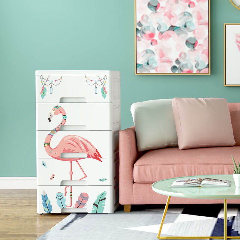 Tủ đựng đồ có ngăn kéo lớn Nafenai, nhựa quần áo trẻ em, giày dép, hộp hoàn thiện | BigBuy360 - bigbuy360.vn