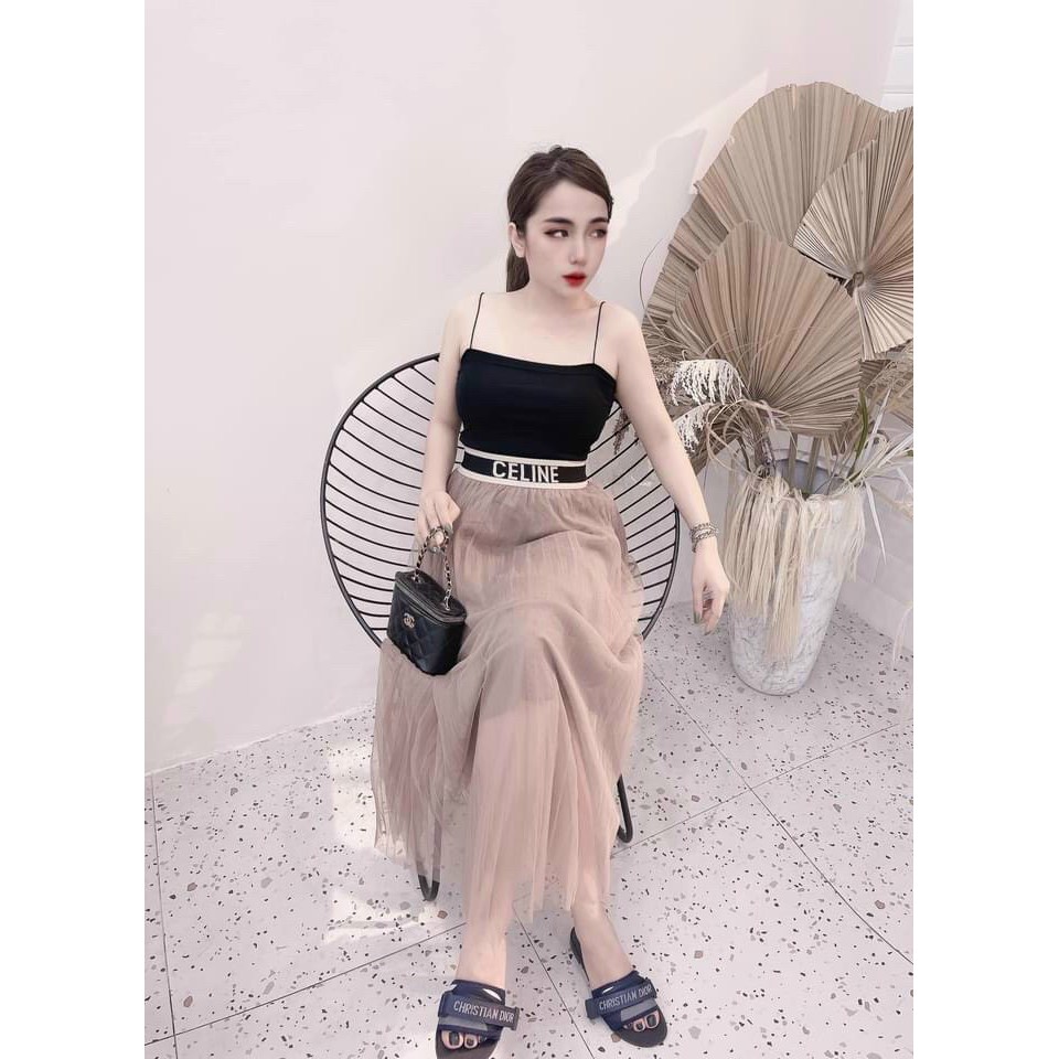 G35. 1902. CHÂN VÁY REN CHỮ CẠP