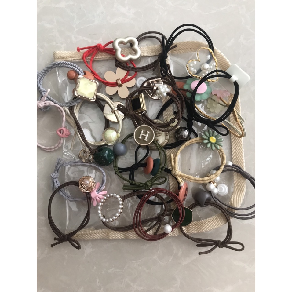 Set 20 Chun Buộc Tóc Nhiều Hình
