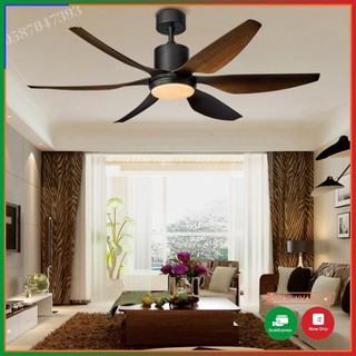 Quạt trần đèn - quạt đèn trang trí phòng khách 6 cánh quạt trần trang trí_quạt trần đèn đẹp bh 10 năm