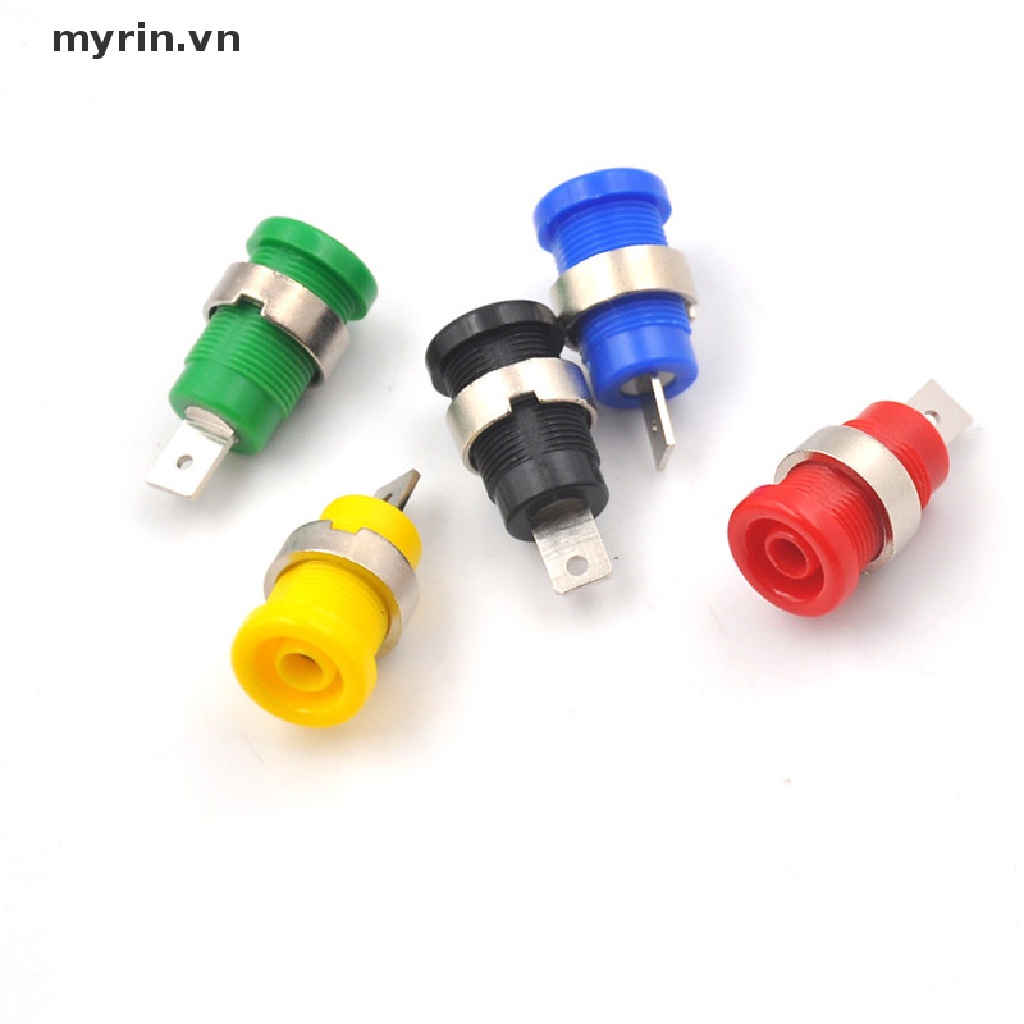 Set 5 Phích Cắm Bắp Chuối 4mm 5 Màu Chuyên Dụng