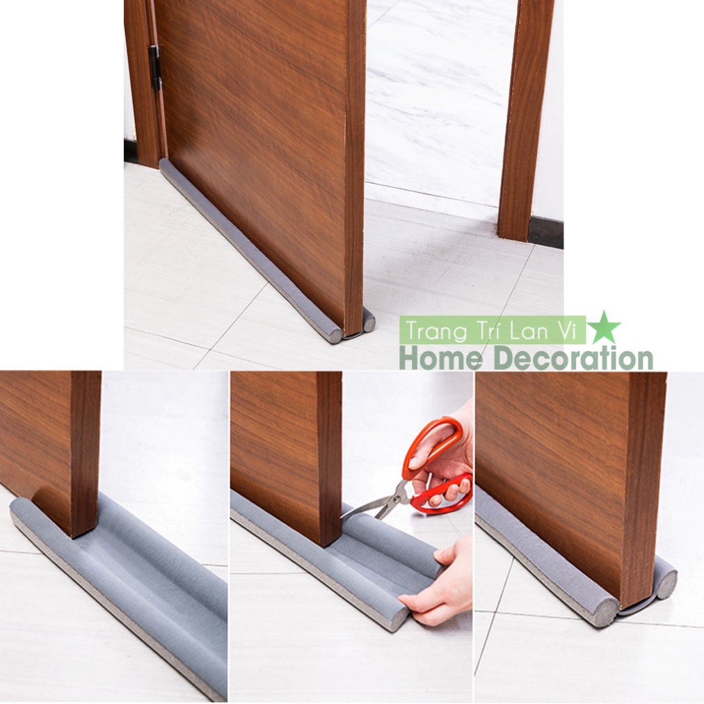 Thanh Nẹp Cửa Mút Xốp 93cm Chặn Khe Cửa, Che Gió,Cách Âm, Côn Trùng, Chống Kẹt Tay
