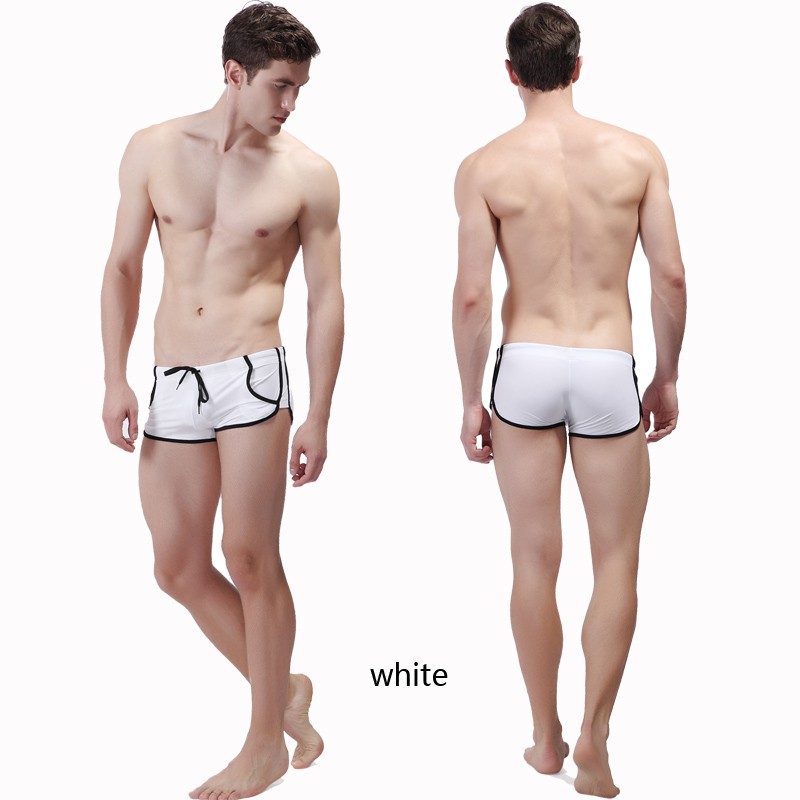 Quần bơi tứ giác trơn màu kiểu sexy cho nam | BigBuy360 - bigbuy360.vn