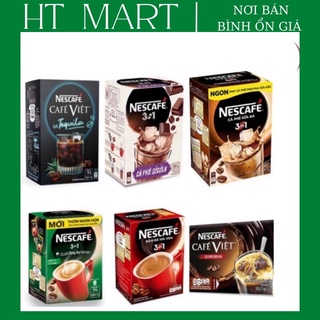 Nescafe hòa tan 3 in 1 sữa đá / đen đá / đậm vị cafe