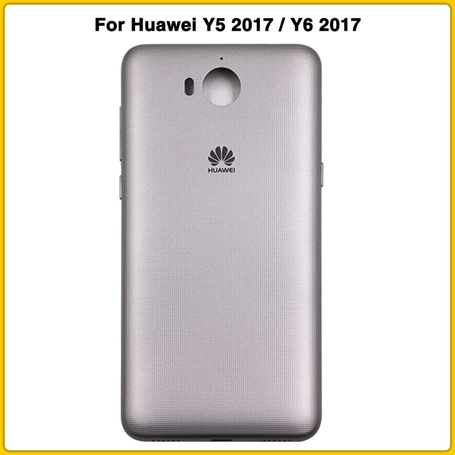 Nắp Lưng Điện Thoại Kèm Nút Bấm Âm Lượng Cho Huawei Y5 2017 / Y6 2017