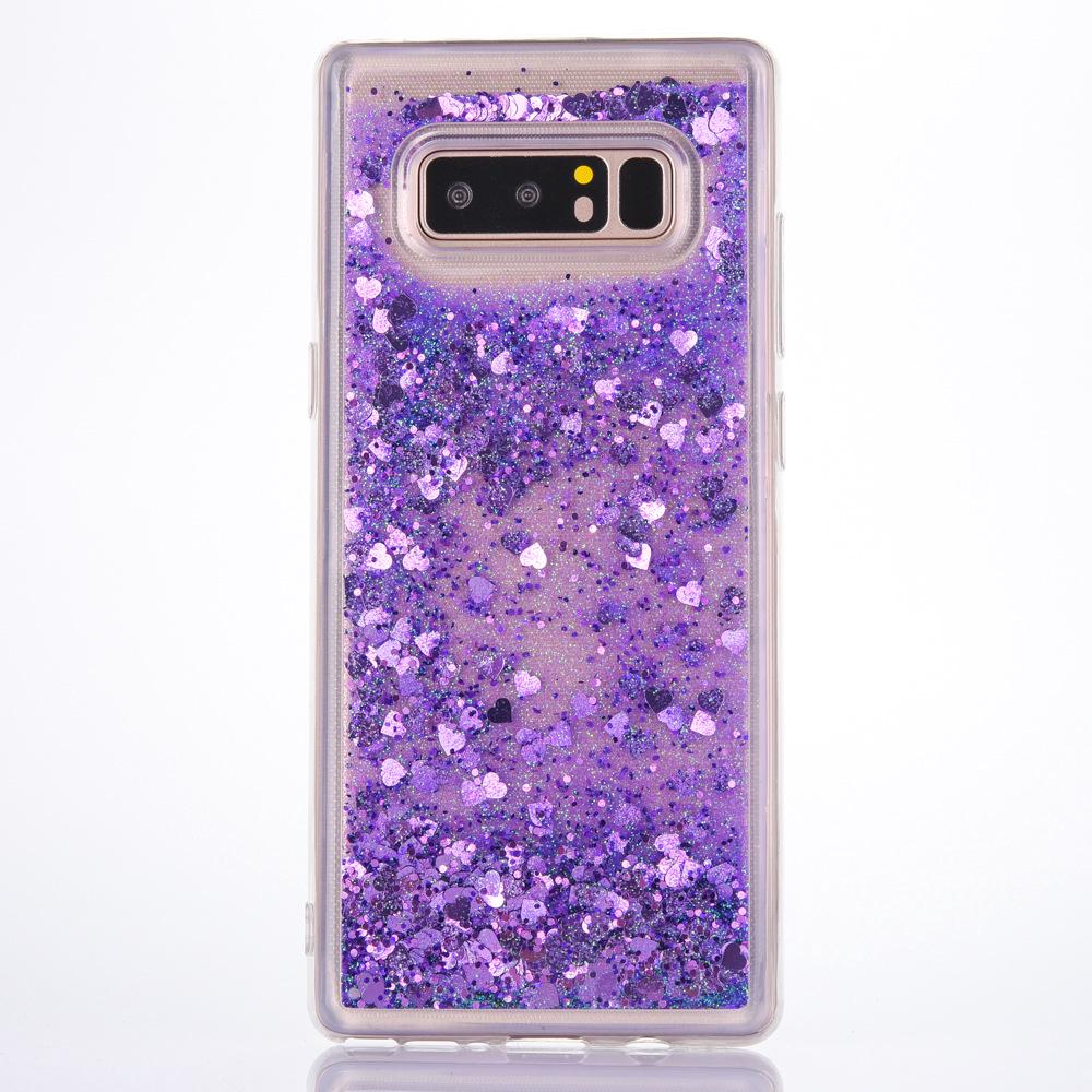 Ốp điện thoại TPU mềm ánh kim tuyến xinh xắn cho điện thoại Samsung Note 9 Note 8 A8 2018 A8 Plus