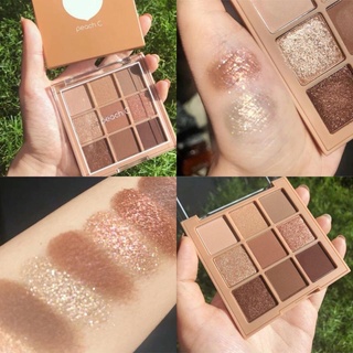 Bảng phấn mắt Peach C soft mood 9 ô