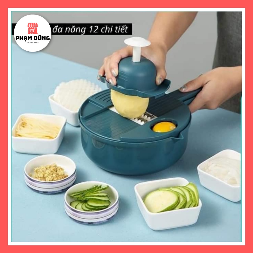 Bộ Bào Rau Củ Quả 12 Món Đa Năng