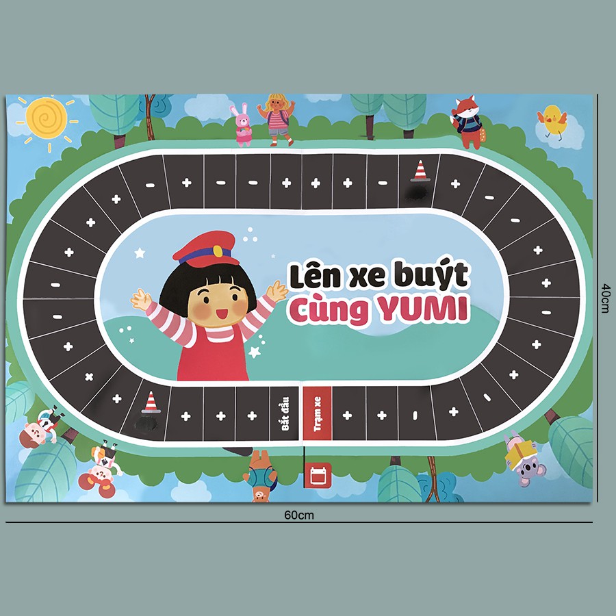 Trò Chơi Tương Tác - Lên Xe Buýt Cùng Yumi - Wabooks (15.85 x 22 cm)