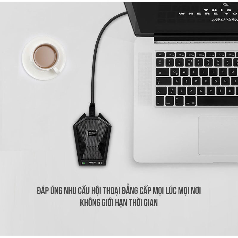 Micro Thu Âm Takstar BM 621 USB, Micro họp trực tuyến, họp online dùng cổng USB, nhỏ gọn để trên mặt bàn luôn dễ dùng