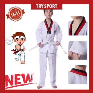 Đồng phục Taekwondo thoáng khí cho người lớn/ trẻ em