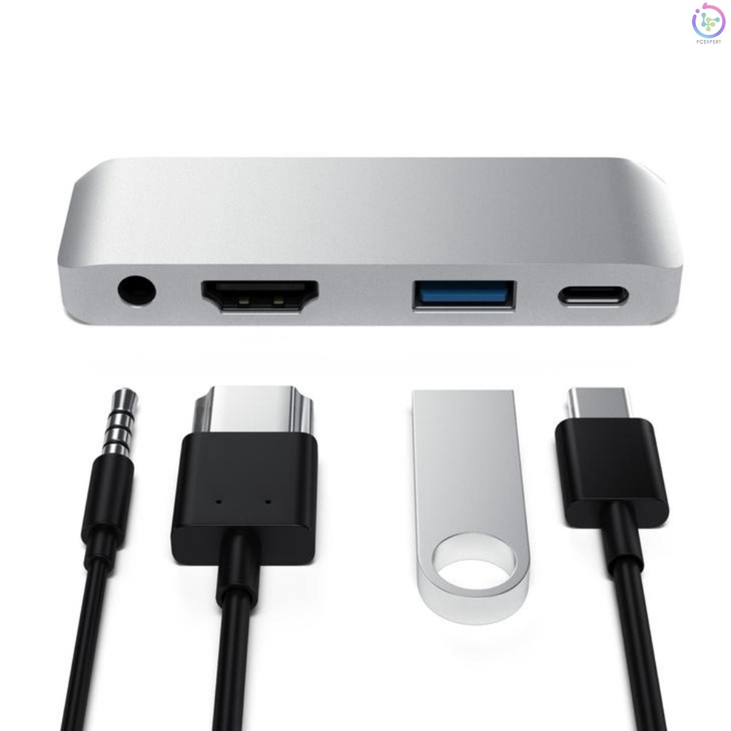 Type-C Converter USB 3.5HUB Four-in-One Hub