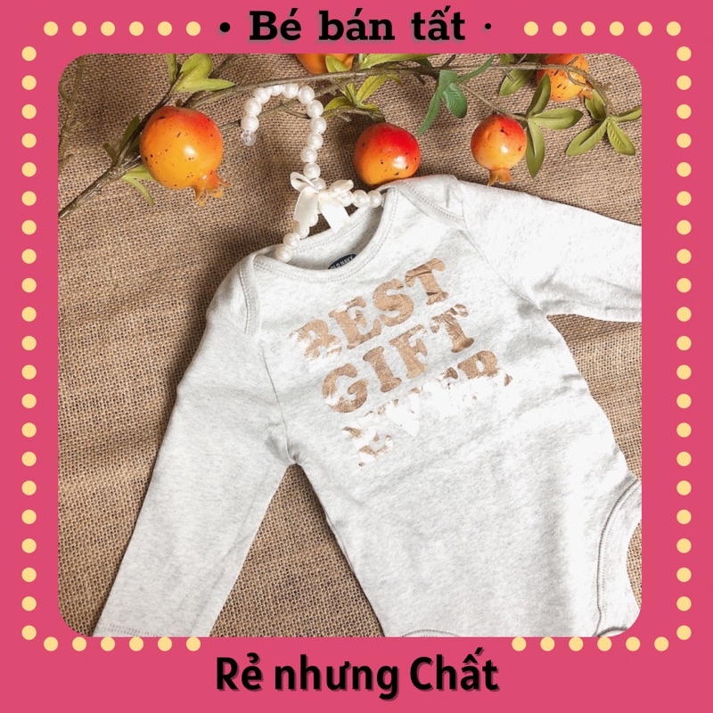 Bodysuit/Bodychip/Áo liền thân dài tay Old Navy- Best gift ever