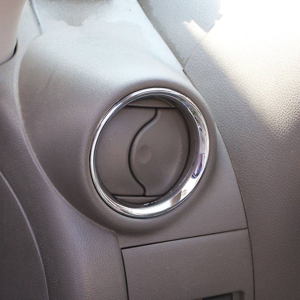 Bộ 2 Khung Viền Lỗ Thông Khí Cho Nissan Micra March K13 2011 2012 2013 2014 2015 2016 2017