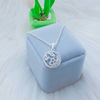 Dây chuyền bạc ta cho bé mặt sao