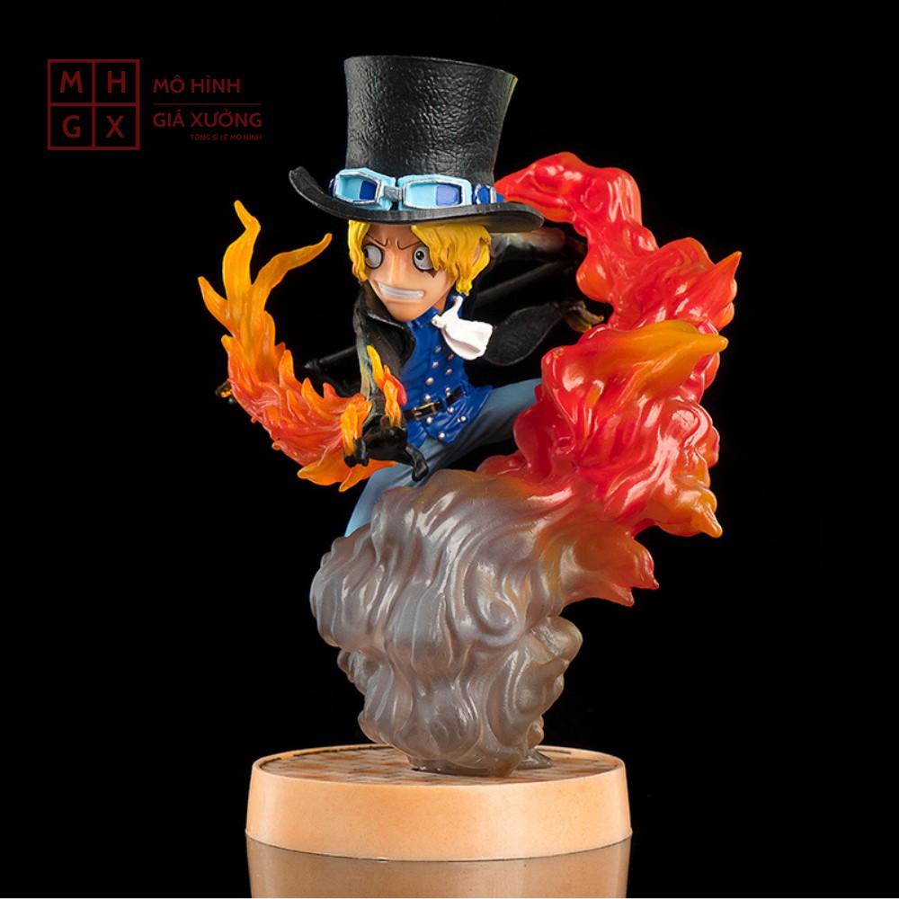 Mô hình One Piece Sabo siêu đẹp cao 12cm , trạng thái chiến đấu , figure mô hình one piece , mô hình giá xưởng