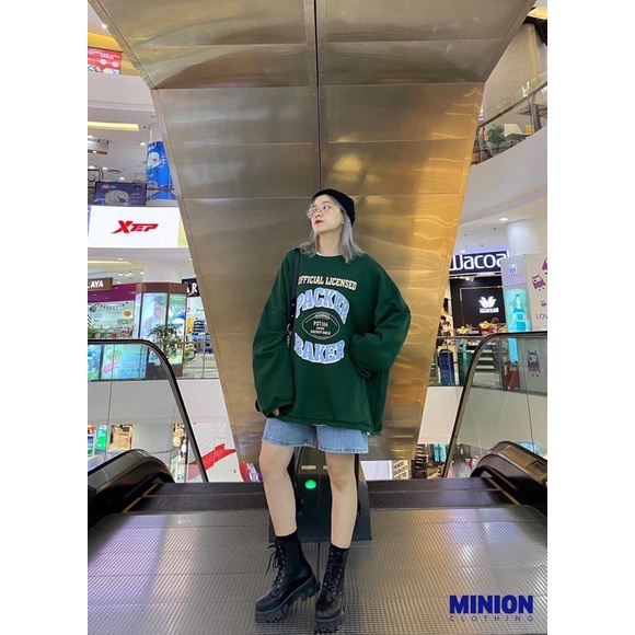 [Mã SRBACK010912 hoàn 20K xu đơn 50K] Áo nỉ sweater siêu xinh packer