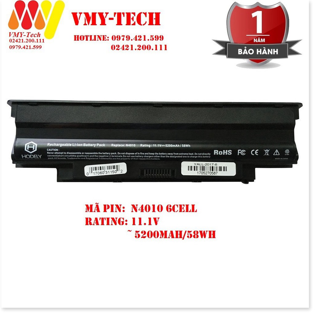 (⭐) Pin laptop Dell 15R N5110 N5010, N5030, N5040 N5050