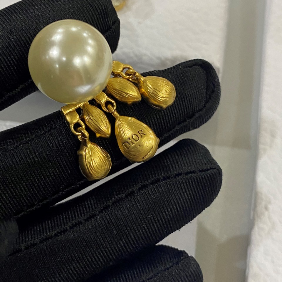 Khuyên Tai Tròn Khắc Chữ Dior Bằng Thép Titanium Thời Trang Cho Nữ