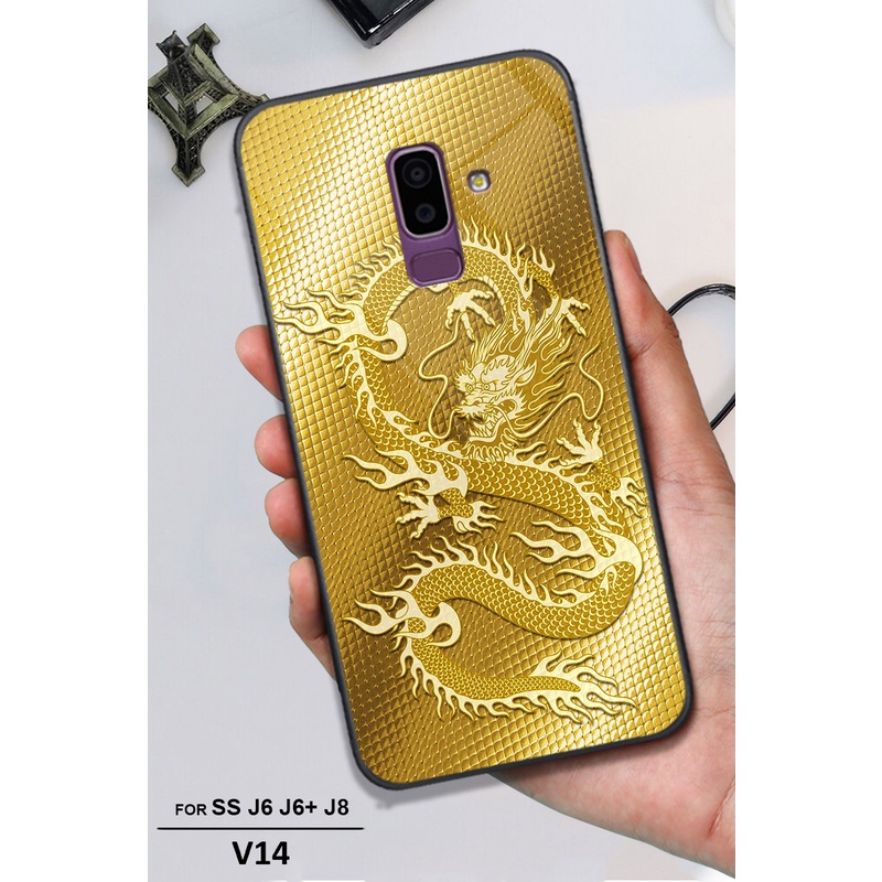 Ốp lưng SAMSUNG J6-J6 PLUS-J8 in hình rồng 3D cực đẹp