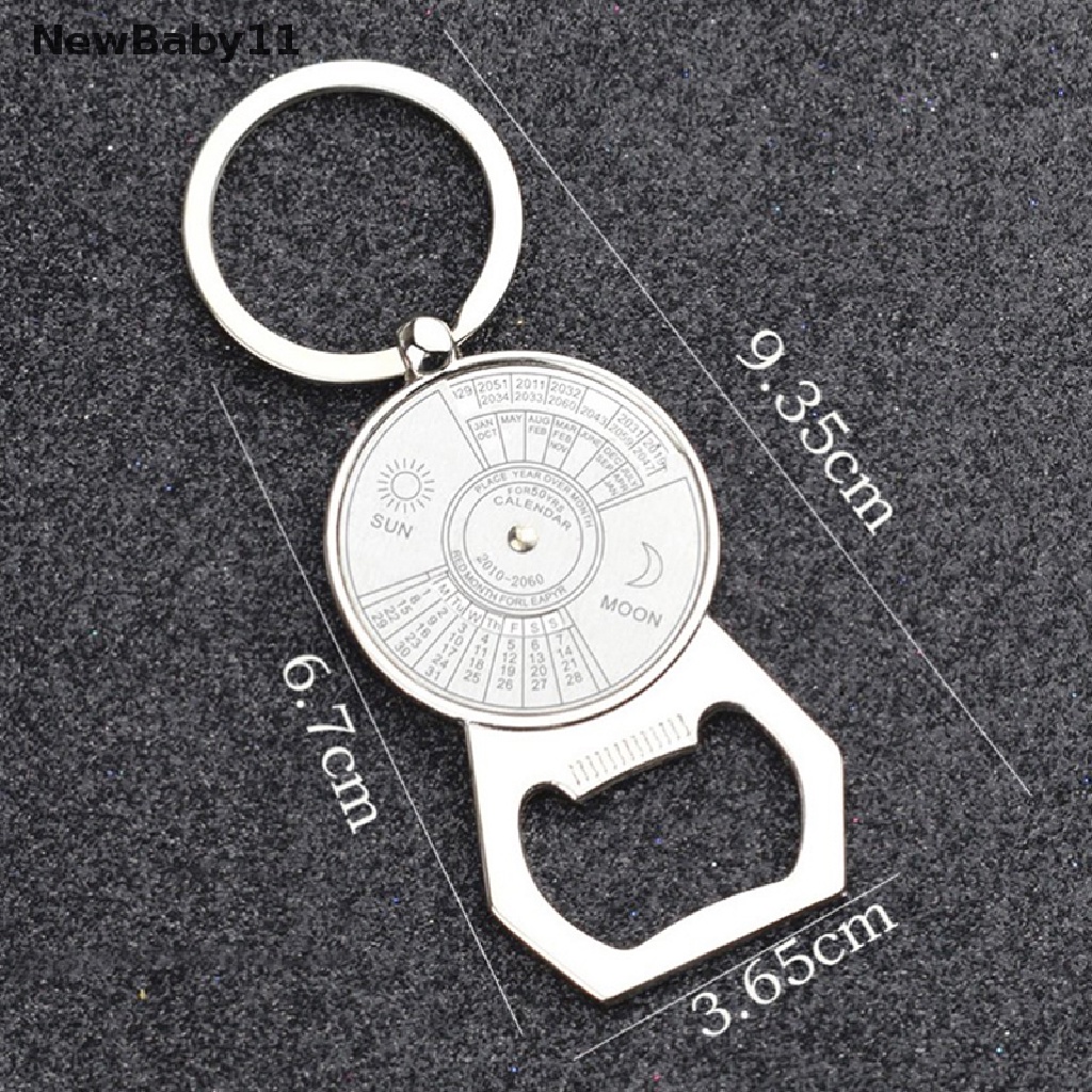 Móc Khóa Kiêm Đồ Khui Nắp Chai 50 Năm Màu Bạc