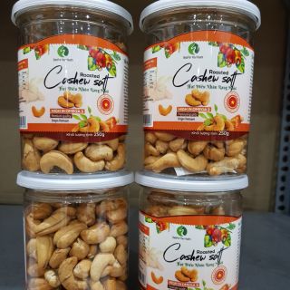 Hạt điều rang muối bình phước tách vỏ hũ 250gr