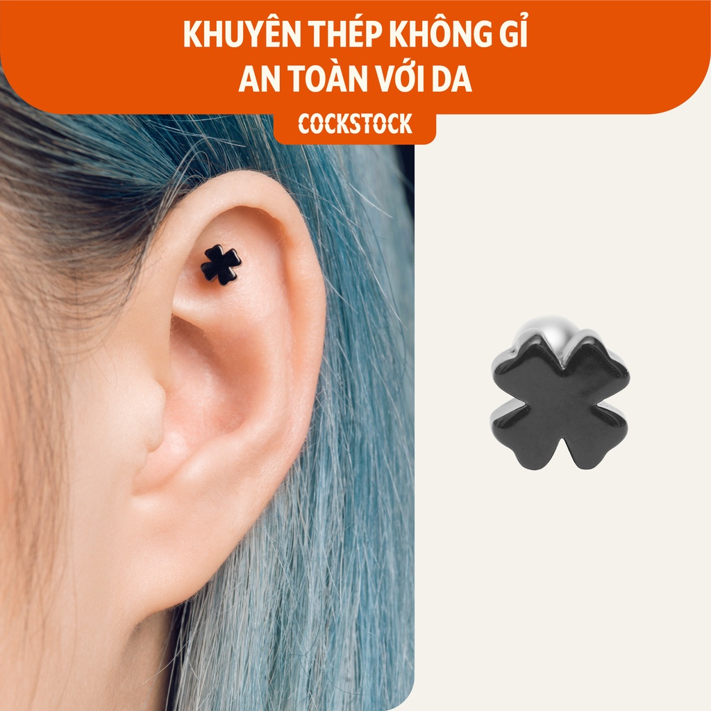 Khuyên tai Clover CockStock