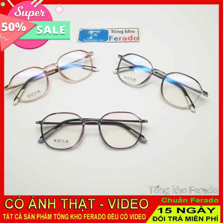 Gọng kính nhựa dẻo mắt cận Hàn Quốc [ VIDEO ẢNH TỰ CHUP THẬT]