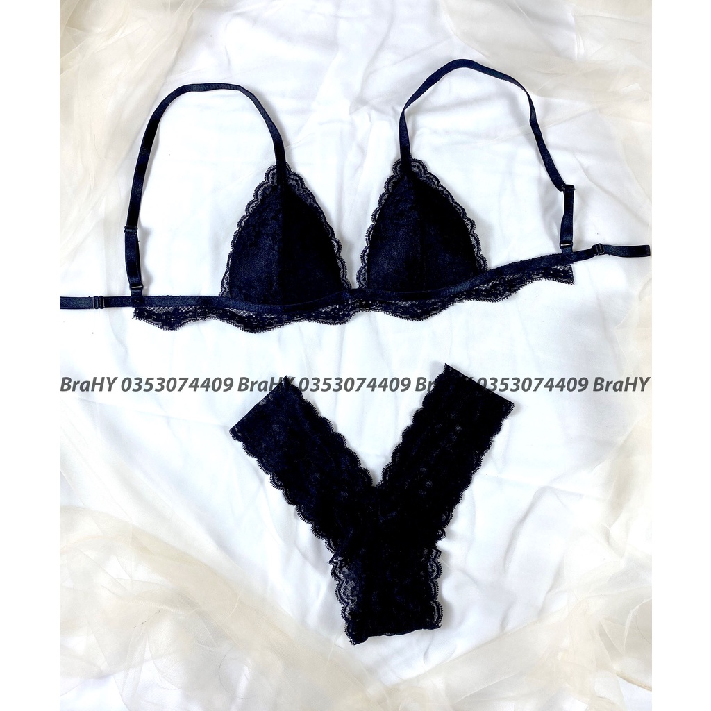 [SALE] Đồ lót nữ sexy màu đen vải ren cao cấp hàng thiết kế có giới hạn