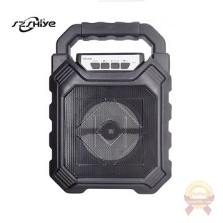 Loa Bluetooth hát karaoke mini U668 kèm mic led nháy xách tay có quai cầm di dộng không dây micro