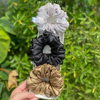 SIZE 12cm | Cột Tóc Scrunchies Lụa Mềm Mịn Xinh Xắn Handmade ♡ CHERRYSUMMER