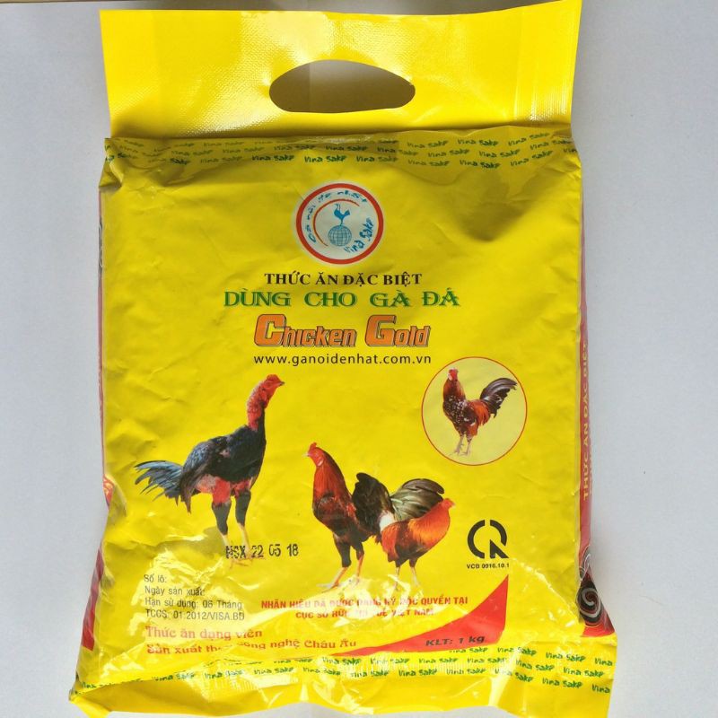 CÁM THỨC ĂN GÀ ĐÁ CHICKEN GOLD 1KG