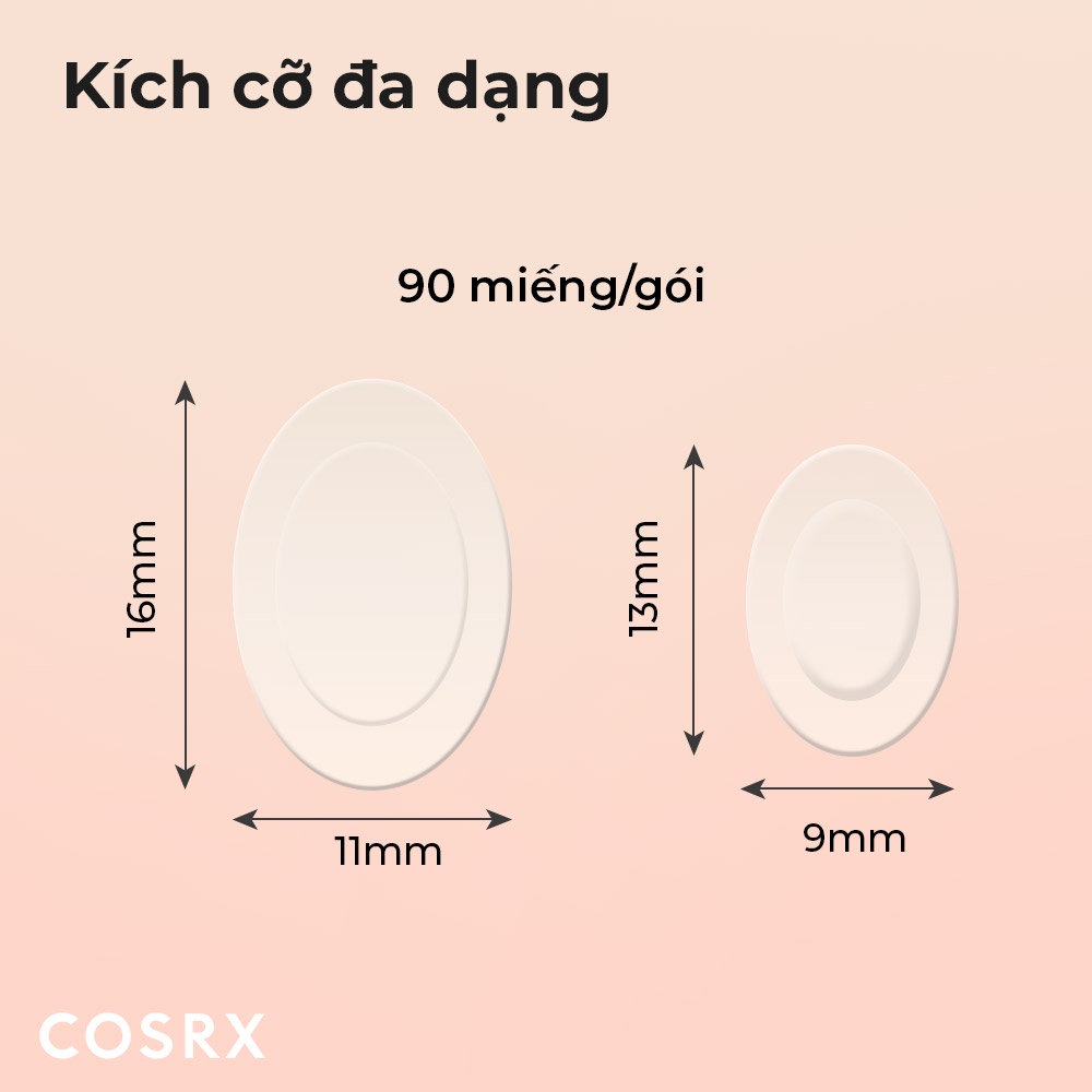 Túi 90 miếng dán loại bỏ mụn COSRX tăng cường chuyên nghiệp