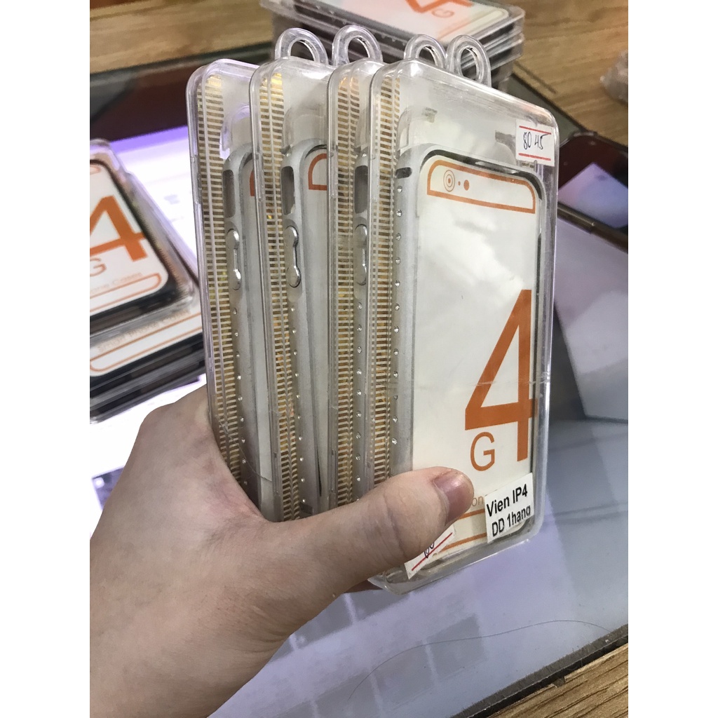 Ốp lưng bảo vệ cho điện thoại ip 4G/4S.đa dạng màu sắc giá siêu rẻ.